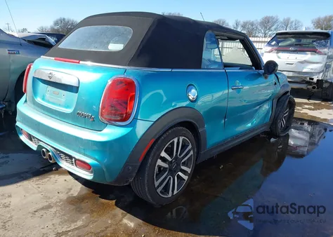 2021 Mini Convertible Cooper S z USA, uszkodzony, nr VIN WMWWJ5C0XM3N21583